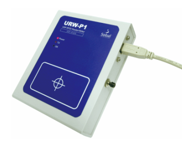 USBバスパワーで動作するUHF帯小型ICタグリーダ・ライタ「URW-P1」