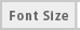 Font-size change buttons
